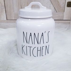 NWT Rae Dunn NANA'S Kitchen Canister LL
